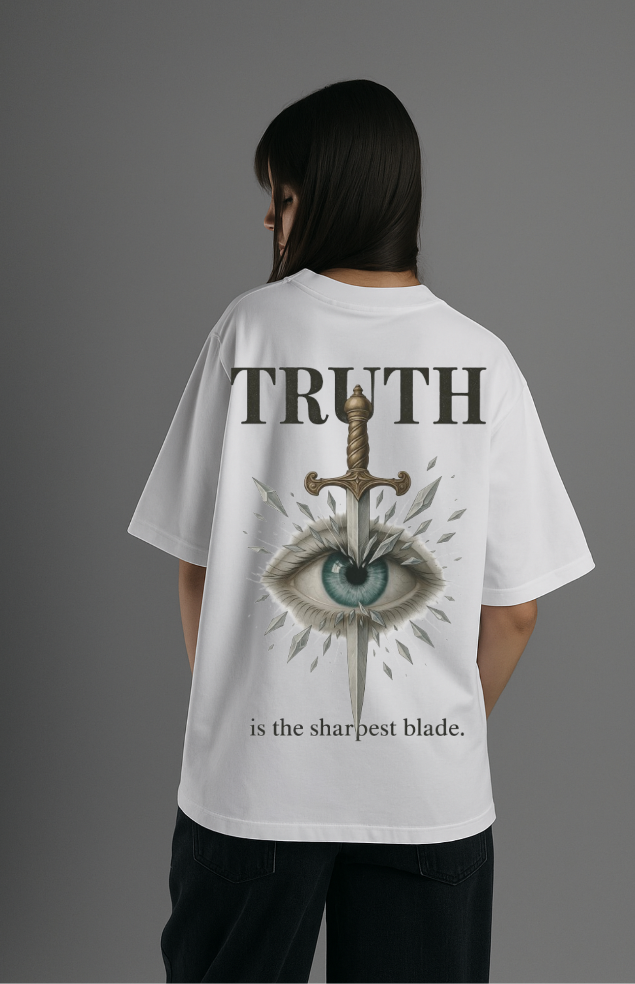 SHINRI White Oversized T-Shirt