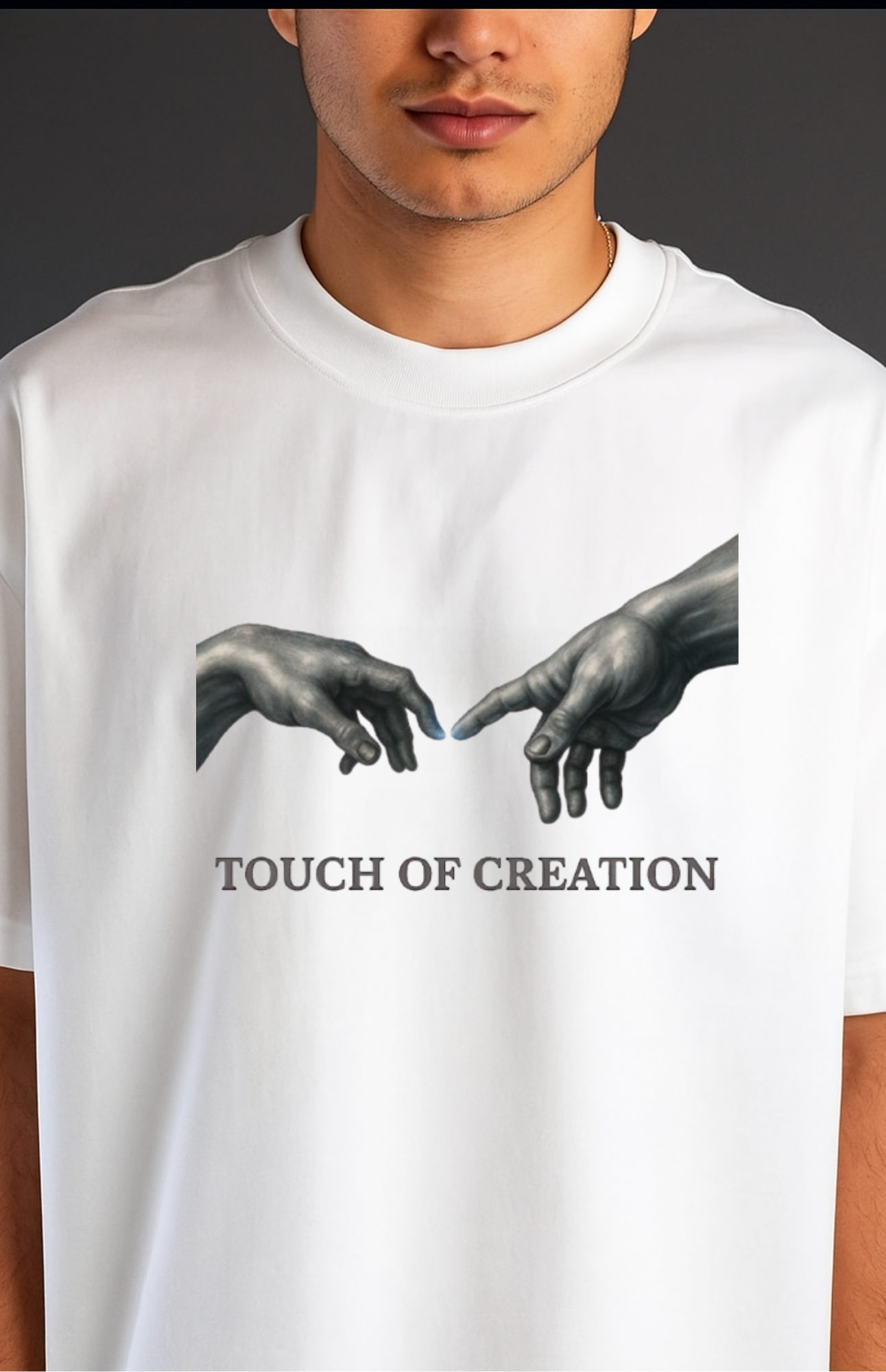 SHINRI White Oversized T-Shirt